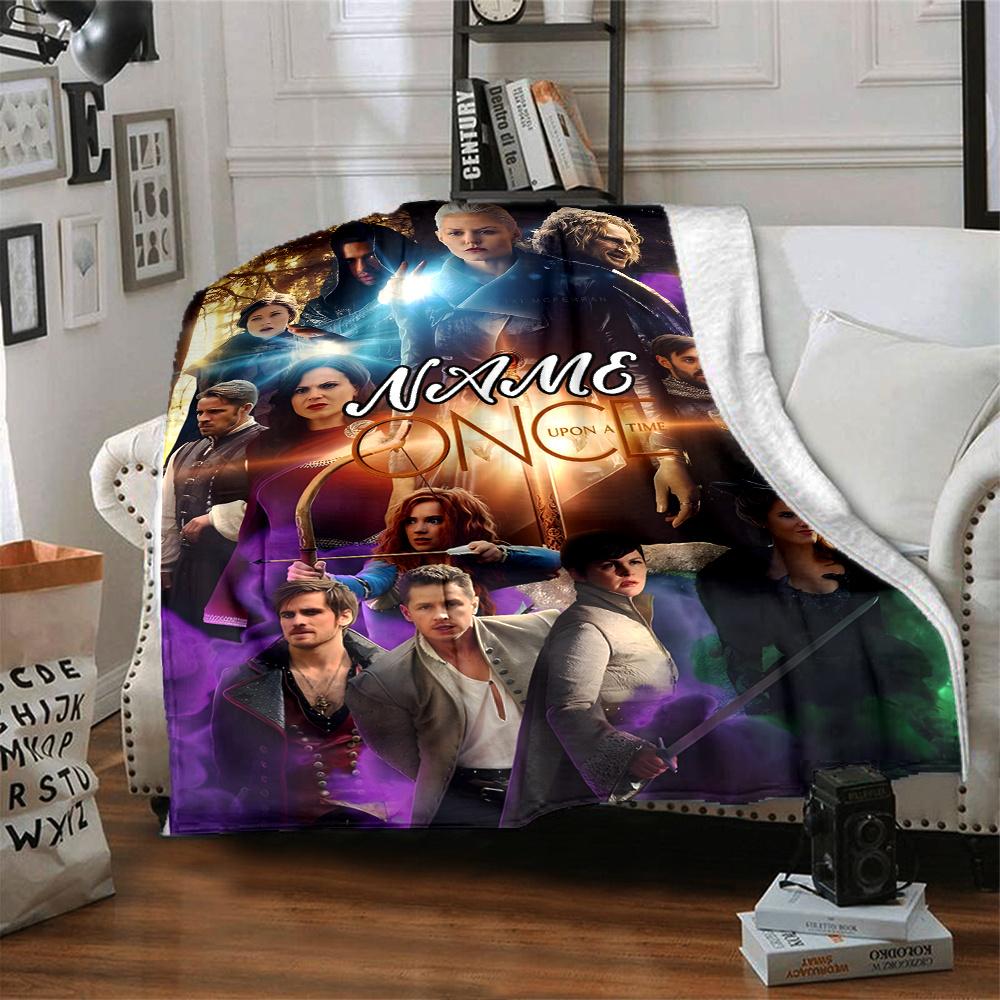 Fantasy Characters Enchanted Forest Magic Light Four Seasons Blanket Customized With Your Name Lightweight And Warm Perfect Gift For Home Office
