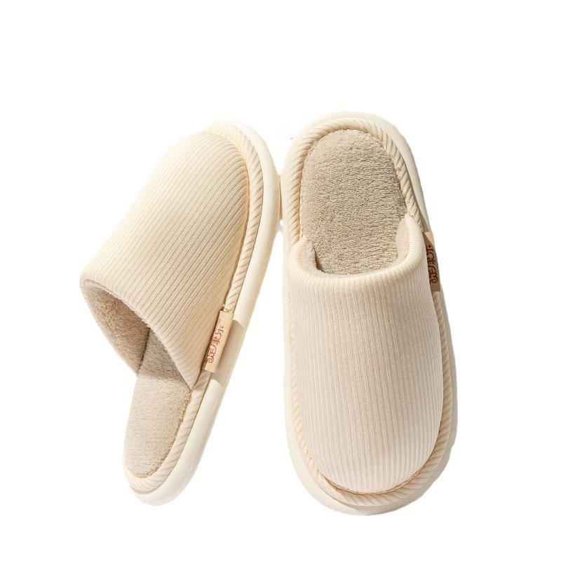 2025 thickened cotton mop women's autumn and winter indoor home non-slip velvet warm bag head floor slippers men
