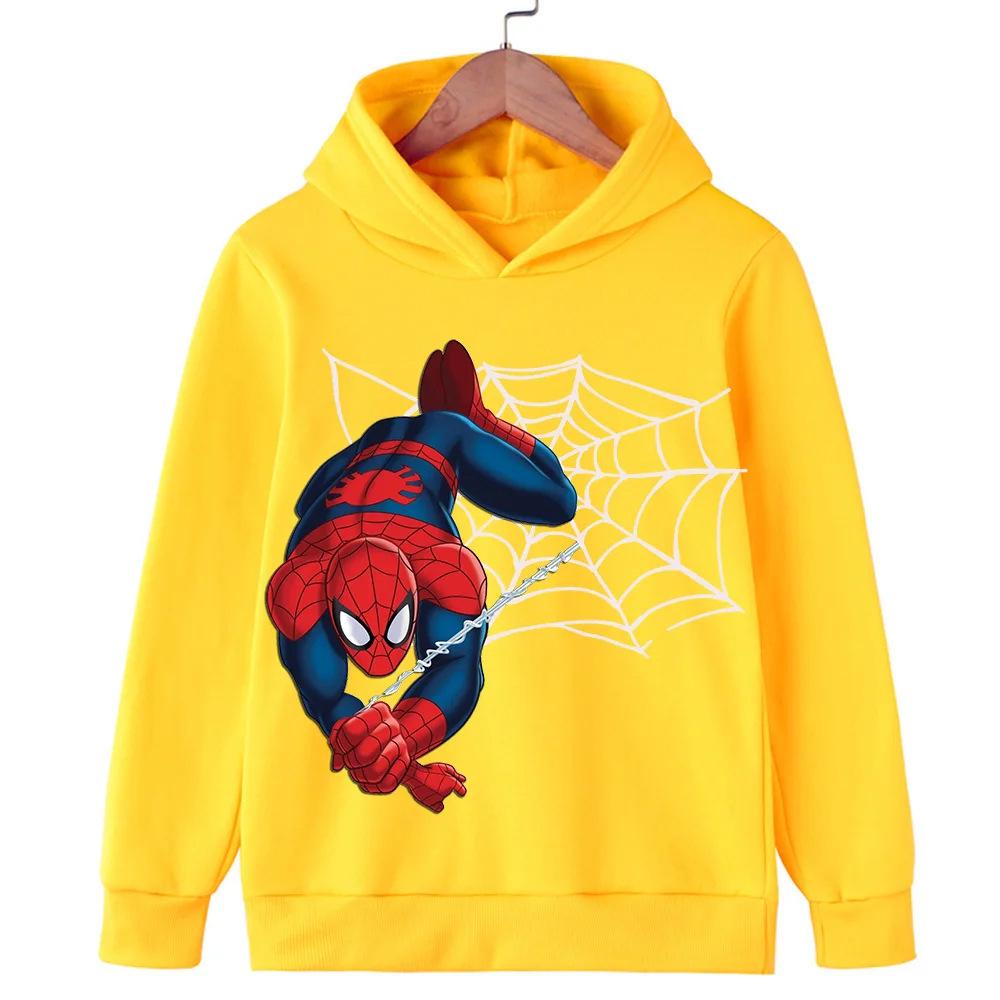 Spider-Man Cartoon Kapuzenpullover für Kinder - Lässiges Langarmshirt für Frühling/Herbst