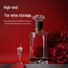 Diamond Transparent 500ml Glass Baijiu Bottle Set - Thickened, Sealed, Empty Wine Bottles