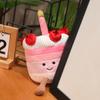 Birthday Ceremony Style Cherry Cake Red Velvet Cake Doll Plush Toy Gift
