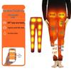 Electric Heated Thermal Underwear Set - Thick, Fleece-Lined Cold Protection for Middle-Aged and Elderly