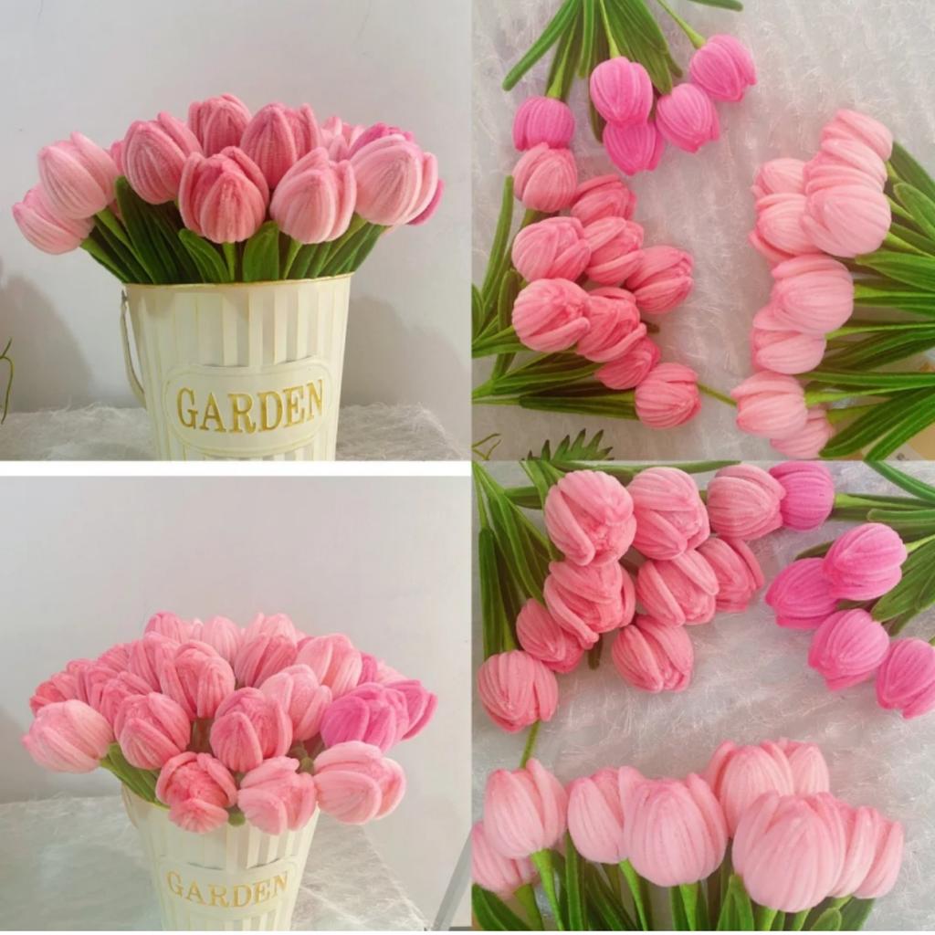 200 Pieces Pink Series Pipe Cleaners, Valentine's Mother's Day Pipe Cleaners, Pink Craft Pipe Cleaners, Chenille Stem