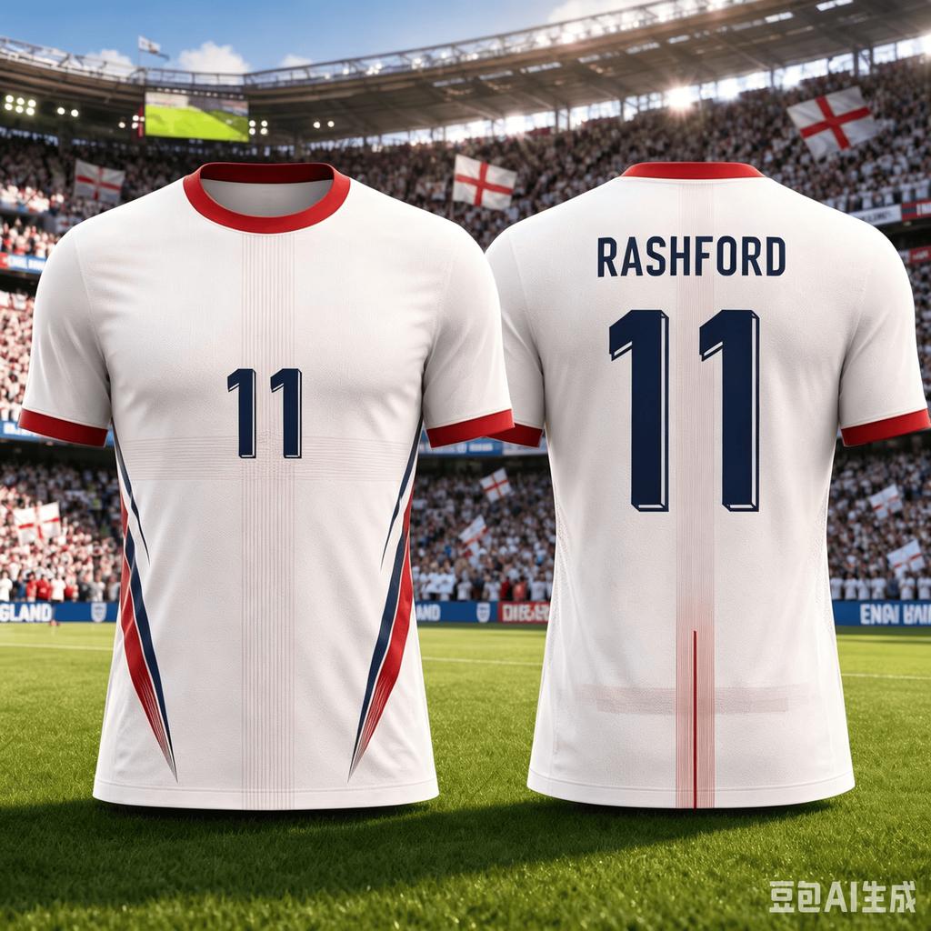 England Style Football Jersey Quick Dry Breathable Fan Special Commemorative Women Outdoor Sport Training Sportswear