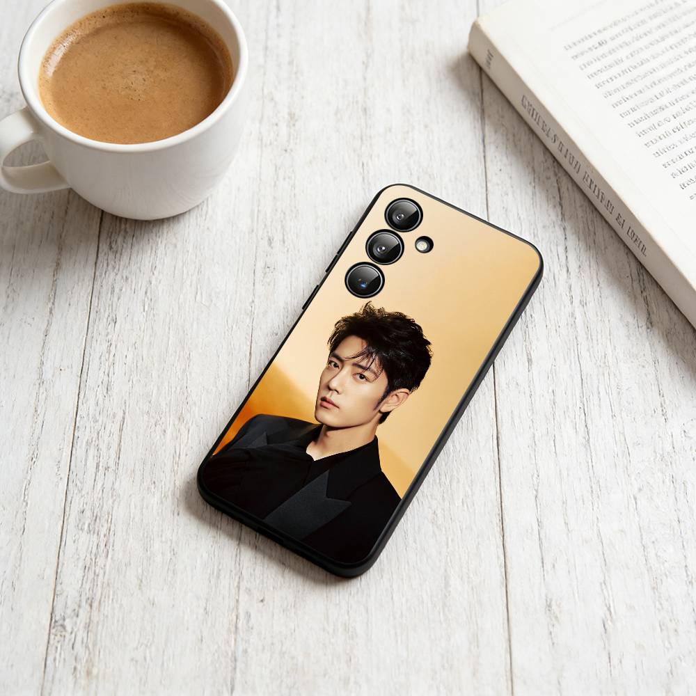 S-Sean Xiao Xiaozhan  Phone Case Black Silicone Soft For Samsung Galaxy A73,A72,A71,A70,A53,A52,A51
