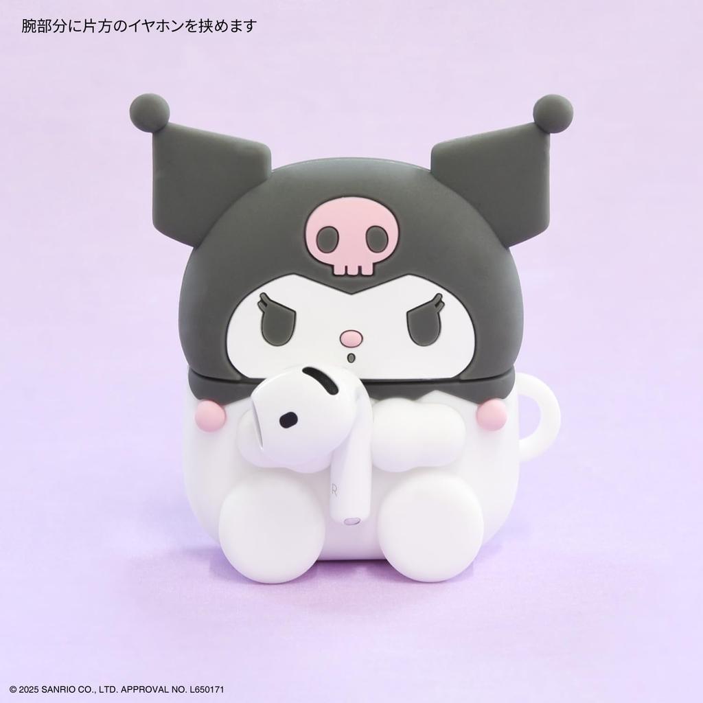 Gourmandies Sanrio Characters AirPods 4-kompatible Silikonhülle Kuromi SANG-496KU