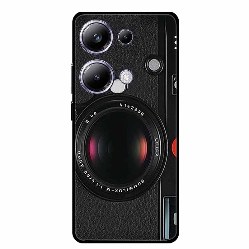 For Xiaomi Poco M6 Pro 4G Phone Case Cover Wolf Shockproof Black Silicone Soft Back Cover Cases For Poco M6 Pro Case M 6 M6Pro