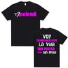 Rapový zpěvák Melendi Vzor T-shirtu Caminando Por La Vida 2026 Léto Luxusní Módní Oversized Bavlněný T-shirt pro Muže Ženy
