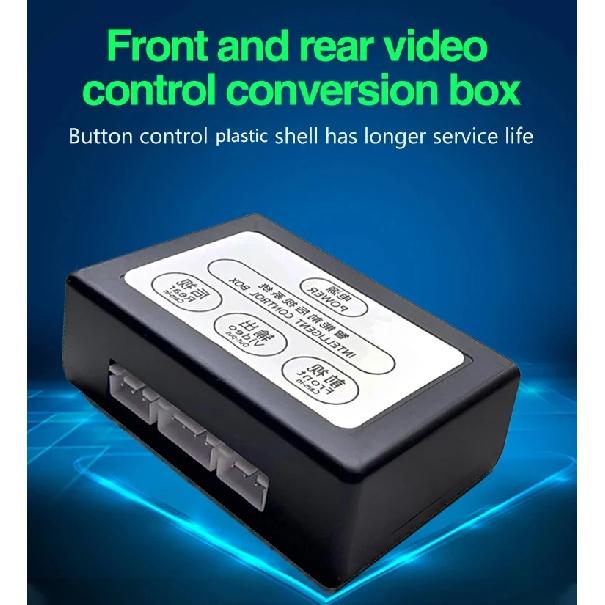 Car Parking Camera two Video Channel Converter Front And Rear View Two-Way Control Box System With Manual Switch Video Reversing
