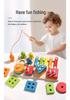 Magnetic Fishing & Shape Matching Piano: 3-in-1 Early Education Toy for Kids