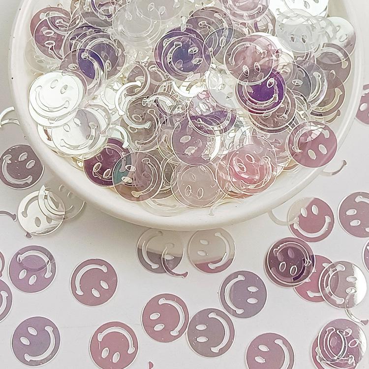 Irregular High-Flash Silver Crystal Sequin Jewelry DIY Accessories