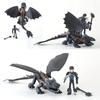 6 Pcs/Set How To Train Your Dragon Toothless Night Assemble Wings Pvc Action Figure Figurine Desktop Decoration For Collectors