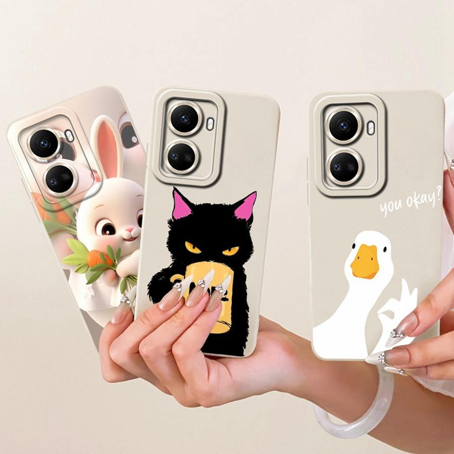For Huawei nova 10 SE Case BNE-LX1 Cover Rabbit Silicone Soft Back Case For Huawei Nova10SE BNE-AL00 Phone Case Protective Shell