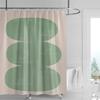 Abstract geometric graffiti shower curtain Nordic minimal wind waterproof fabric bathroom curtain shower curtain 180x200
