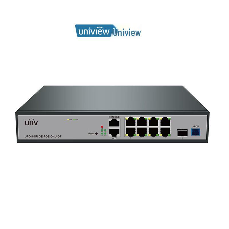 

Uniview 8-Port Gigabit PoE ONU