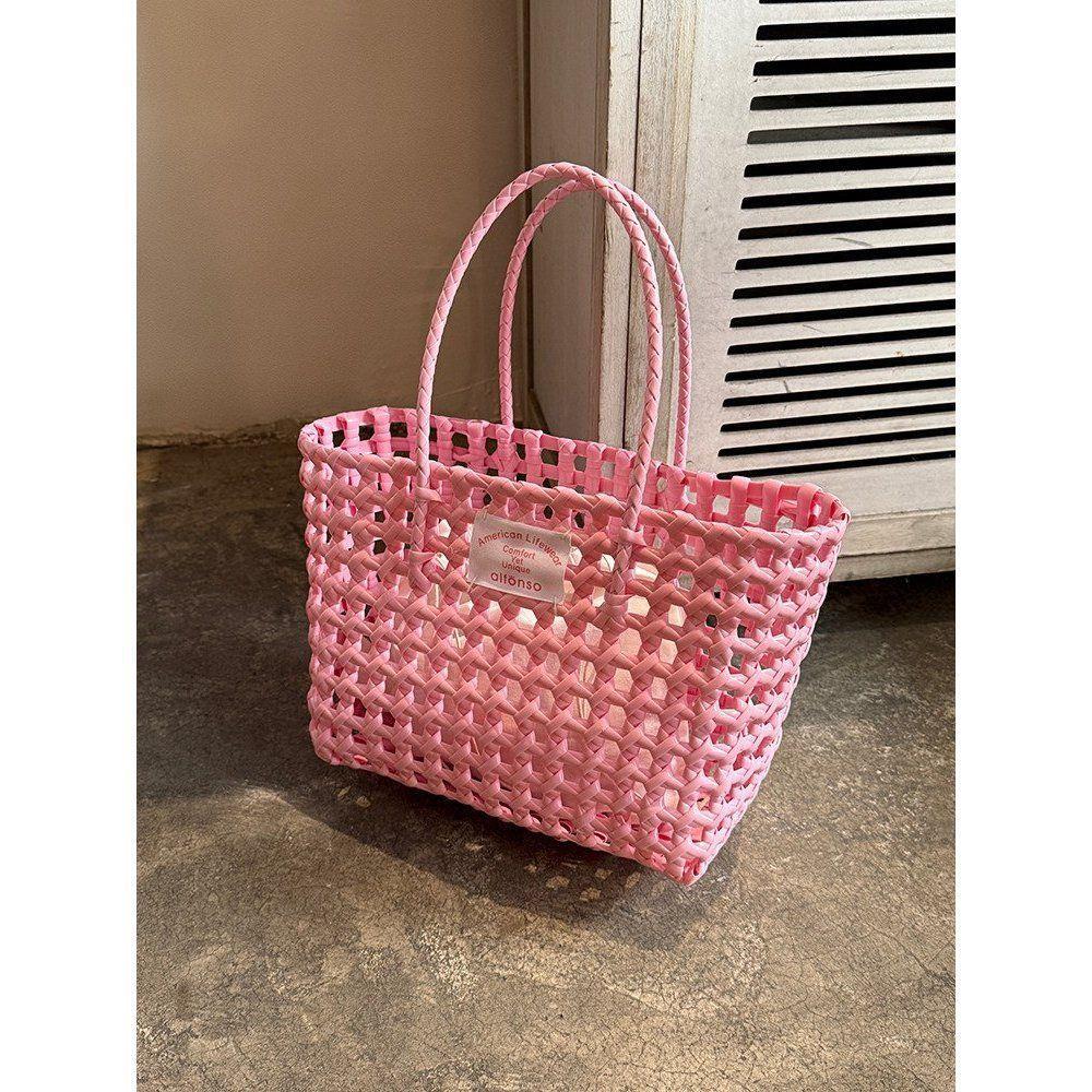 

Handbag - Women s Vacation-style Commuting Tote Bag - Large-capacity Beach Bag
