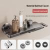 Yi Pan Gunmetal Grey Waterfall Bathtub Shower Faucet Sink faucet  bathroom faucet  kitchen faucet