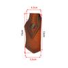 15cm Foling Knife Embossed Cowhide Scabbard Cover Second Layer Leather Sheath Case Camping Knife Holsters Belt Buckle