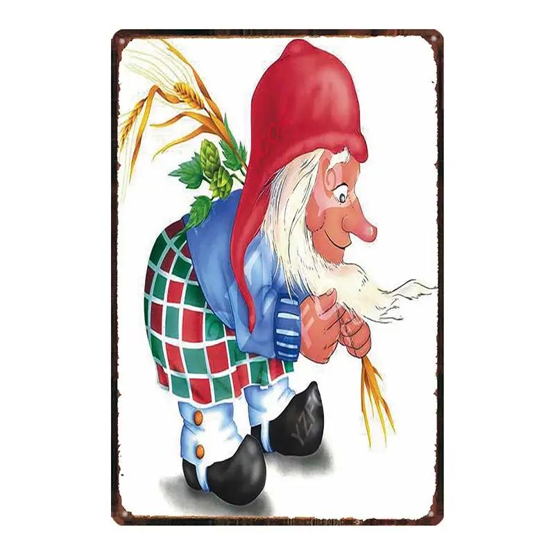 Chouffe Beer Retro Metal Tin Sig Vintage Plate Wall Pub Restaurant Bathroom Decorations For Home Art Decor Iron Poster DU-4910A