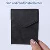 Yousheng Vertical Card Wallet Slim Card Holder Cash Wallet Snap Button Closure Retro Faux Leather Wallet Gift for Men