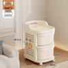 Miflame 2-Tier Plastic Storage Trolley