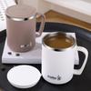 Double Wall Coffee Cup Mug Insulated Anti Scalding Water Cup With Handle Portable 304 Stainless Steel Drinking Cup