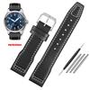 For IWC Pilots Little Prince Watch IW327004/IIW377714 Mark16/17/18 Portuguese Leather Strap 20 21mm Men Watch Band Belt Bracelet