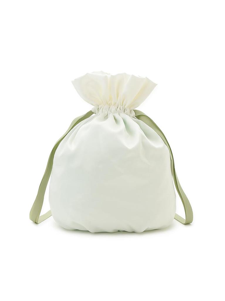 Rabbit Print Drawstring Bag PWGB261677 GRN Free Size [Gelato Pique] Women's