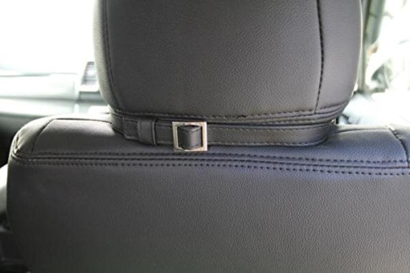 Neck Pads and Pillows of for Toyota Regius 200 Series TRISTAR'S (Set 2) Hiace, Ace, (1st-8th Generation, S-GL, Etc.) (White Stitching)