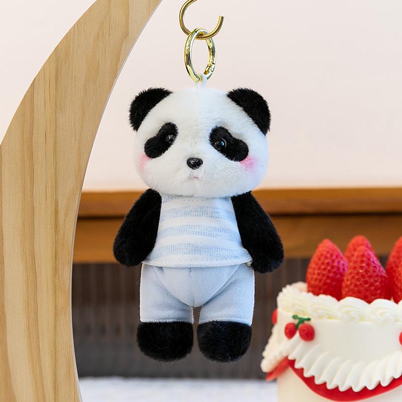 Cartoon Animal Plush Toy Keychain With Soft Fabric For Bag Decor And Collectible Gifts