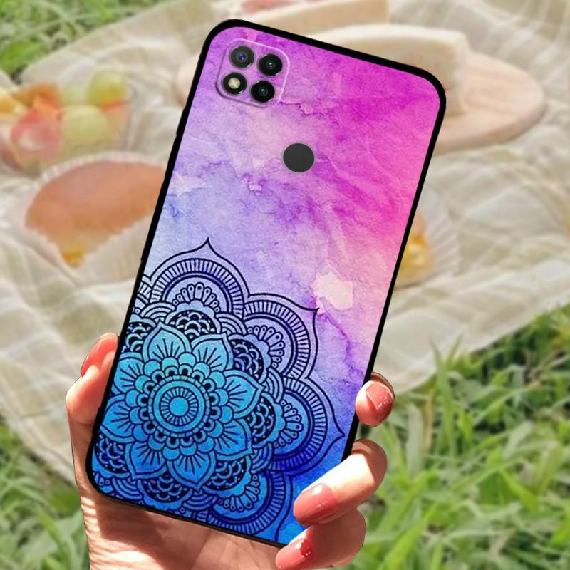 Pour Redmi 9C NFC Coque Mode Luxe Silicone Arrière de Téléphone Pour Xiaomi Redmi 9A 9C 9T Étuis Souples Anti-Choc Fundas Pare-chocs