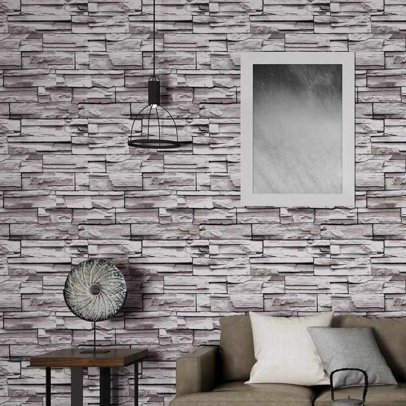 

Обои ПВХ ретро 3D стерео имитация камня текстура обои декор спальня ТВ стена гостиная обои 53см* 9,5 м 0.53m x 9.5m