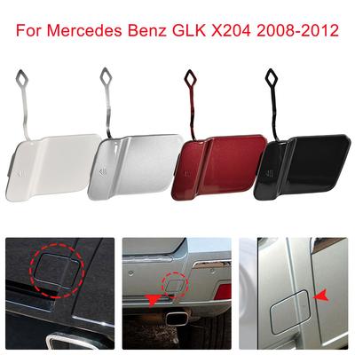 Car Rear Bumper Tow Hook Cover Cap Trailer Hauling Eye Lid 2048853223 ABS Black Silver Red For Mercedes Benz GLK X204 2008-2012