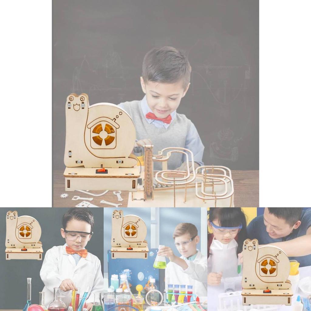 Kids Educational Diy Wood Air Suspended Ball Physics Science Experiment Toy