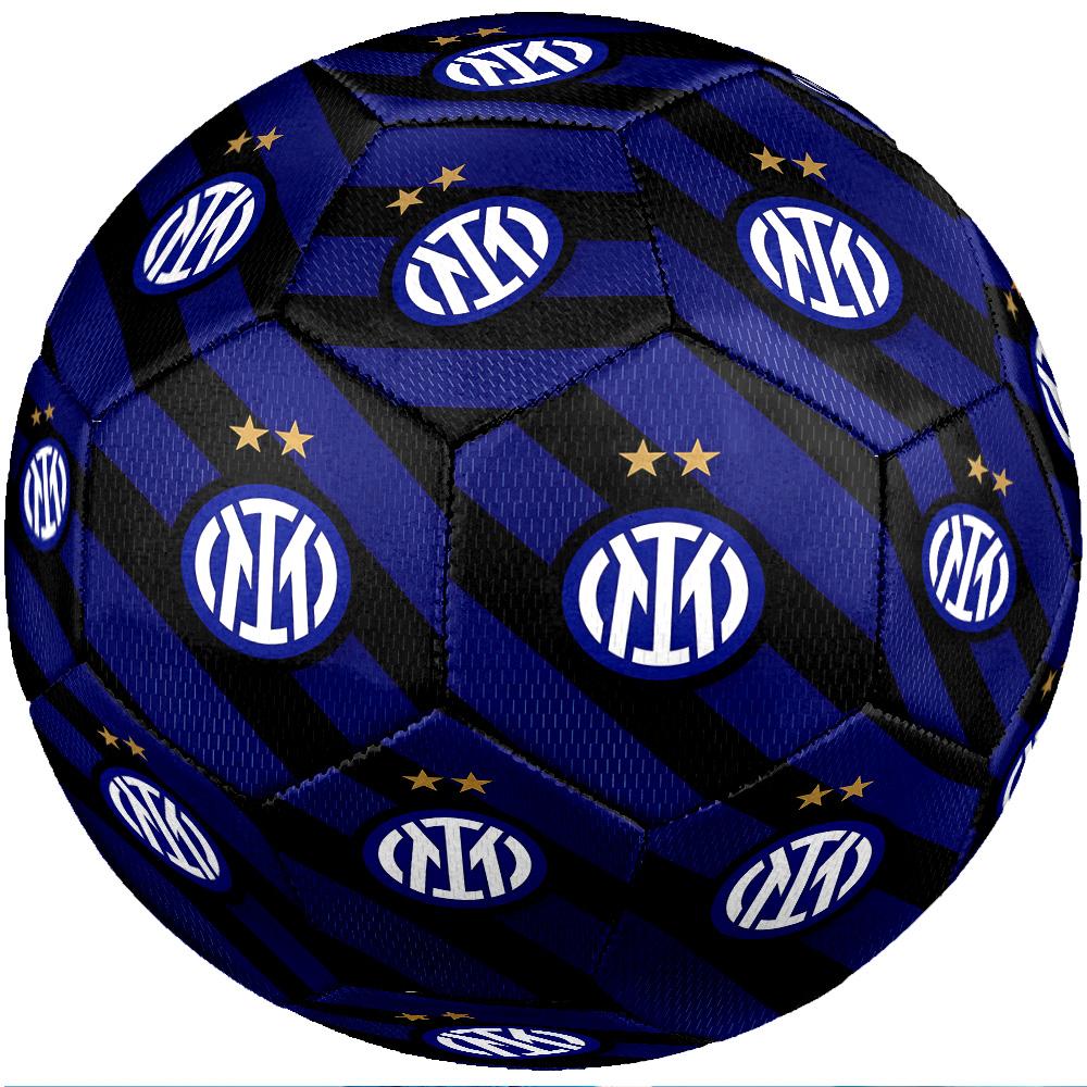 Pallone da Calcio da Partita Misura 5 Tema Inter Milan Professionale per Esterno Morbido al Tocco Pallone da Allenamento