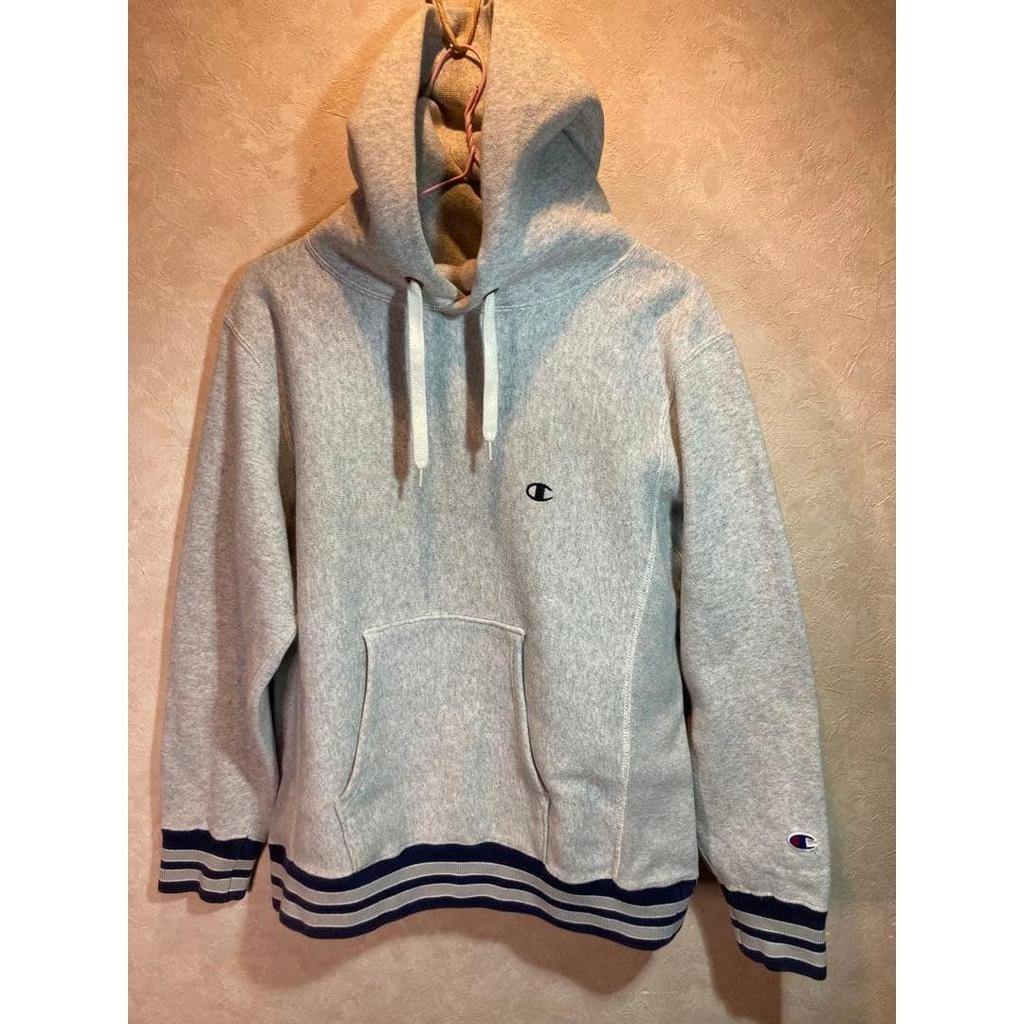 Used Champion reverse weave hoodie with blue tag