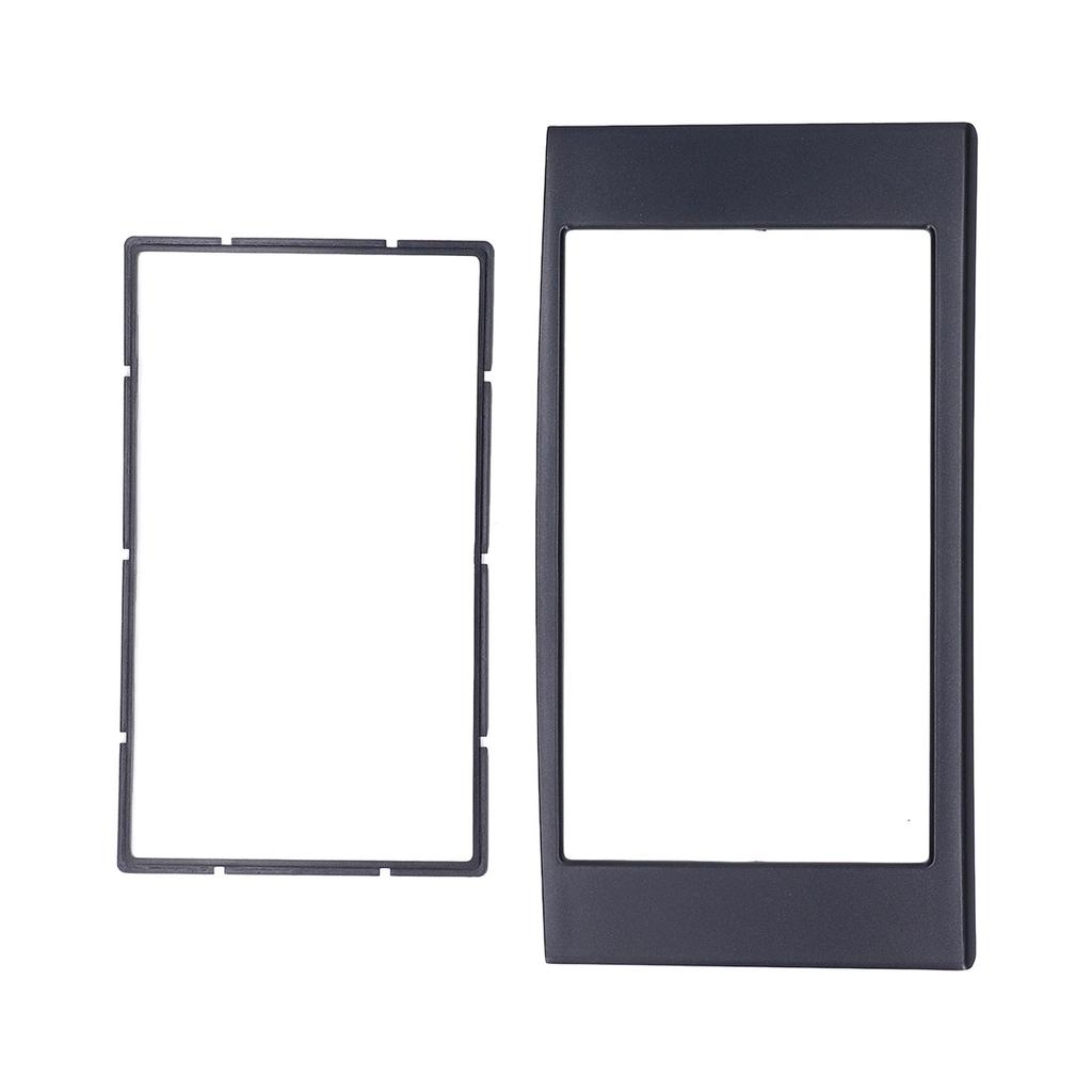 Car Radio Stereo Fascia DVD CD Player Frame 2 DIN Dashboard Mount Trim Black Replacement for Mark X 2004‑2009
