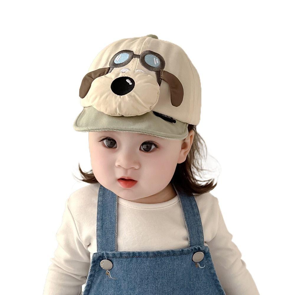 6-24M Cute Cartoon Baby Baseball Hat Breathable Kids Sun Hats Casual Peaked Cap  Boys Girls