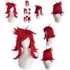 Hazbin Hotel Niffty Cosplay Wig With Layered Topper For Costume Parties And Role Play