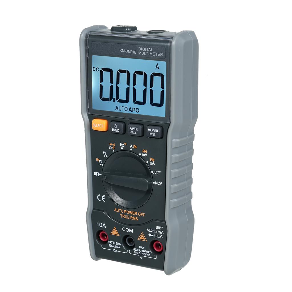 KM DM01B Smart Digital Multimeter Auto Range 6000 Counts NCV Universal Meter Handheld Multifunctional Tester Voltmeter