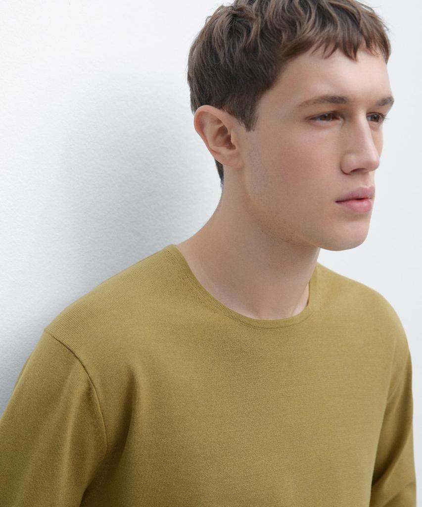 Masimodutti Cotton Round Neck Knit Sweater