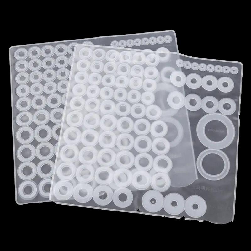 Silicone Repair Sealing Gasket Kit For Kitchen Faucets, O-Ring Seals For Leaking Faucets, 4-Point And 6-Point Gaskets.