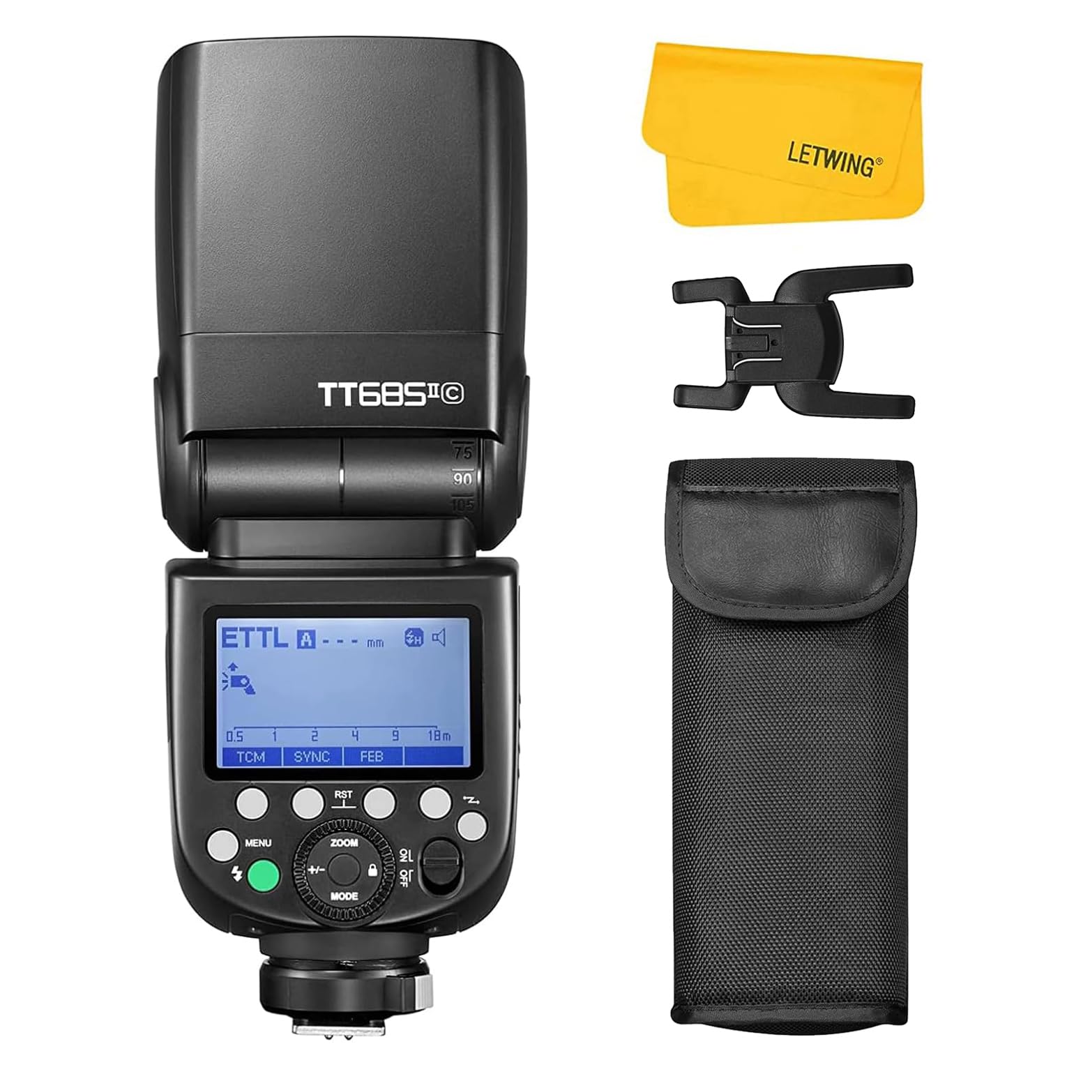 

GODOX TT685CII Camera Flash Strobe TTL HSS Wireless Transmission Speedlight Flash Compatible with Canon EOS Camera TT685II-C 1/8000s 2.4G