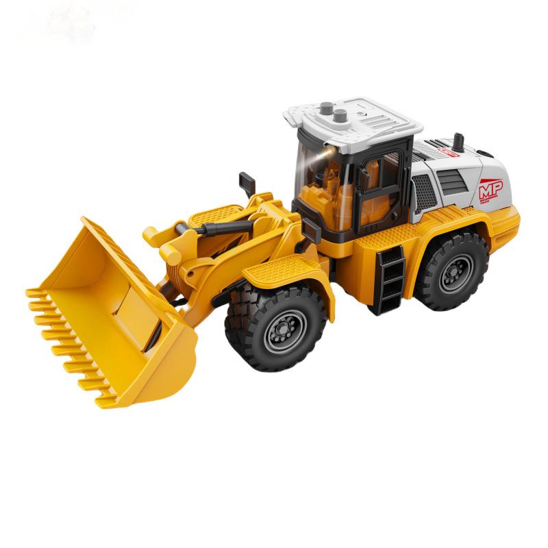 Large Bulldozer, Excavator, Construction Vehicle, Simulation Toy Car for Boys