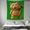 Ted Pattern Home Decor Tapestry, Wall Hanging, Decorative RV Wall Cloth.NGT0928418
