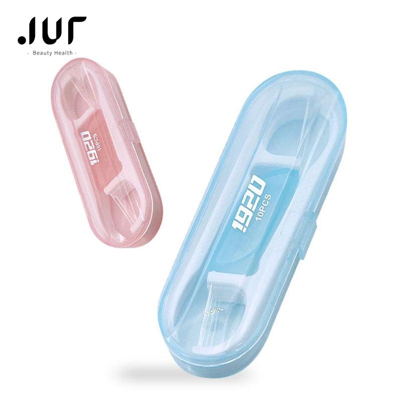 10Pcs/Box Floss Toothpick Set Plastic Interdental Brush Reusable Dental Floss Portable Teeth Flosser Cleaner With Storage Case