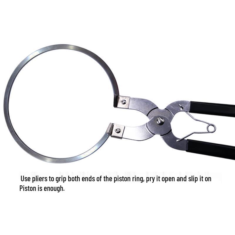 Piston Ring Compressor & Caliper Set: Hose Clamp, Band Clamp, Piston Spreader, Assembly/Disassembly Auto Repair Tool