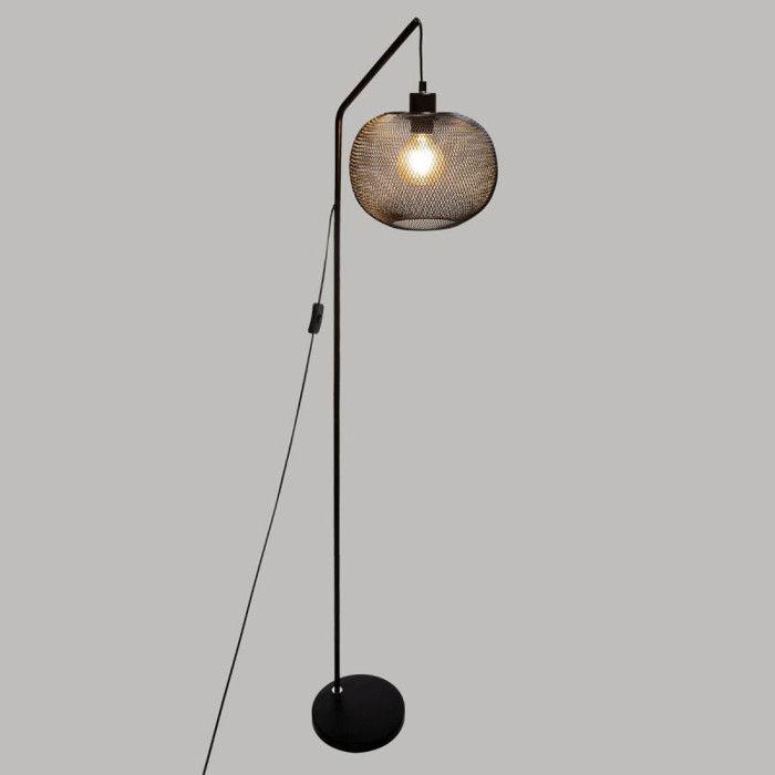 Lampadaire arc "Emie" noir Atmosphera