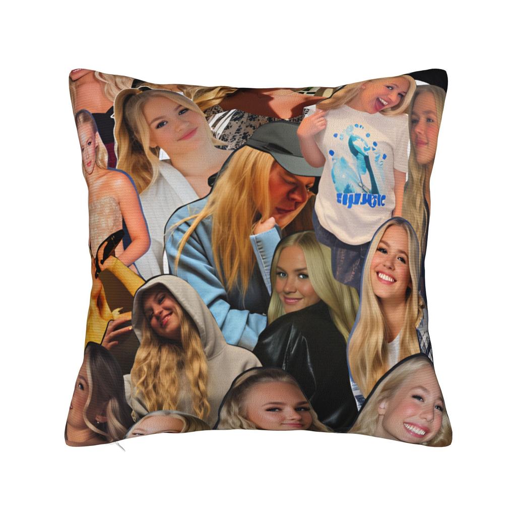 Freya Skye Cantora Britânica Atriz Capa de Almofada Quadrada Capa de Almofada Capa de Almofada Retrô Para Festa de Casamento Decoração de Casa