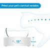 Cats Food Bowl Set Raised Small Dog Bowls for Food and Water 15° Tilted Elevated Double Dishes with Stand for Puppy